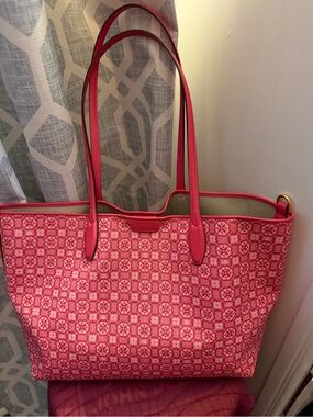 kate spade Pink Patterned Shoulder Tote